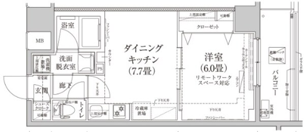 ルフレプレミアム押上イーストの物件間取画像